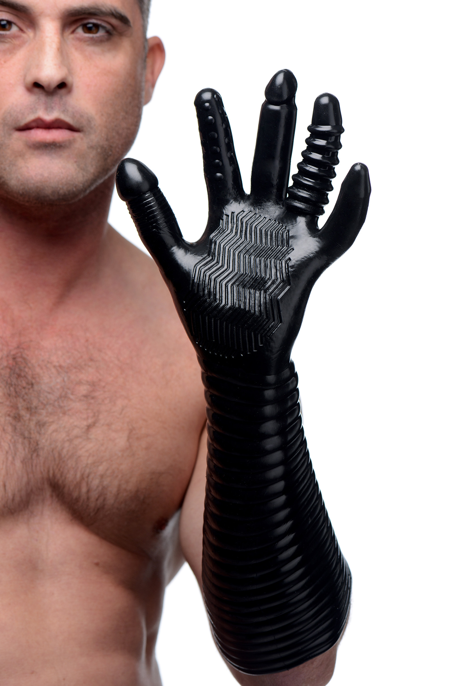 Pleasure+Fister+Textured+Fisting+Glove